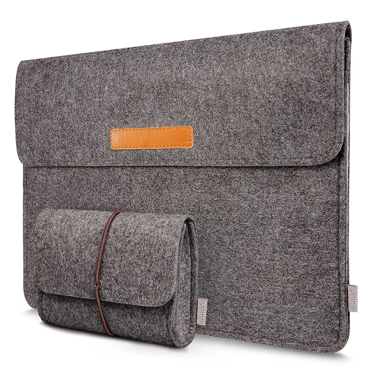 Inateck 13-13.3 Inch Sleeve Case Cover. Кожаная сумка для переноски ноутбуков и гаджетов